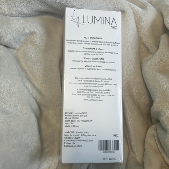 LUMINA NRG Eye Lift Treatment, for Dark Circles, Puffiness, Circulation.. NIB - Picture 8 of 8